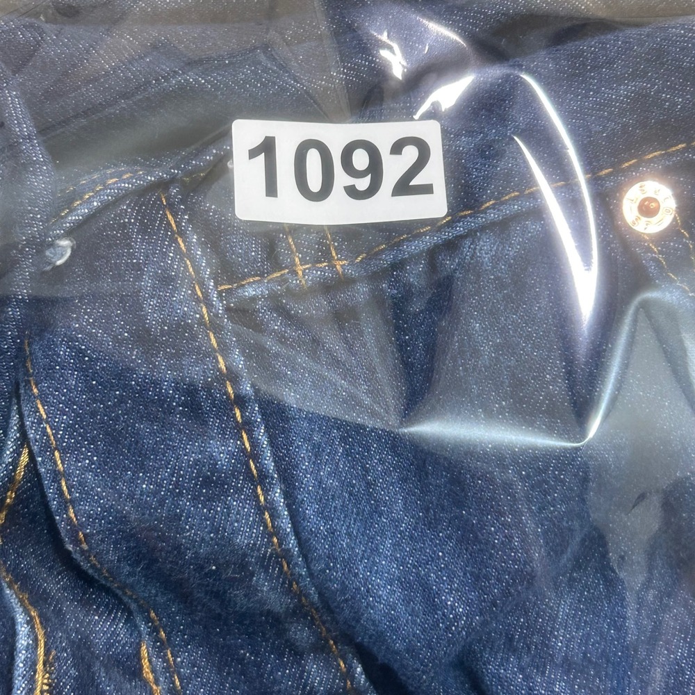 Levi Strauss 501 Original Fit Button Fly Jeans Dark Wash Mens W38 L32 - Picture 8 of 8